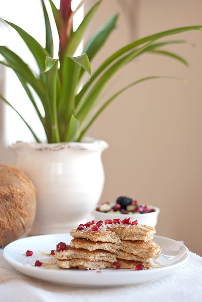 coconut pancakes coconut pancakes