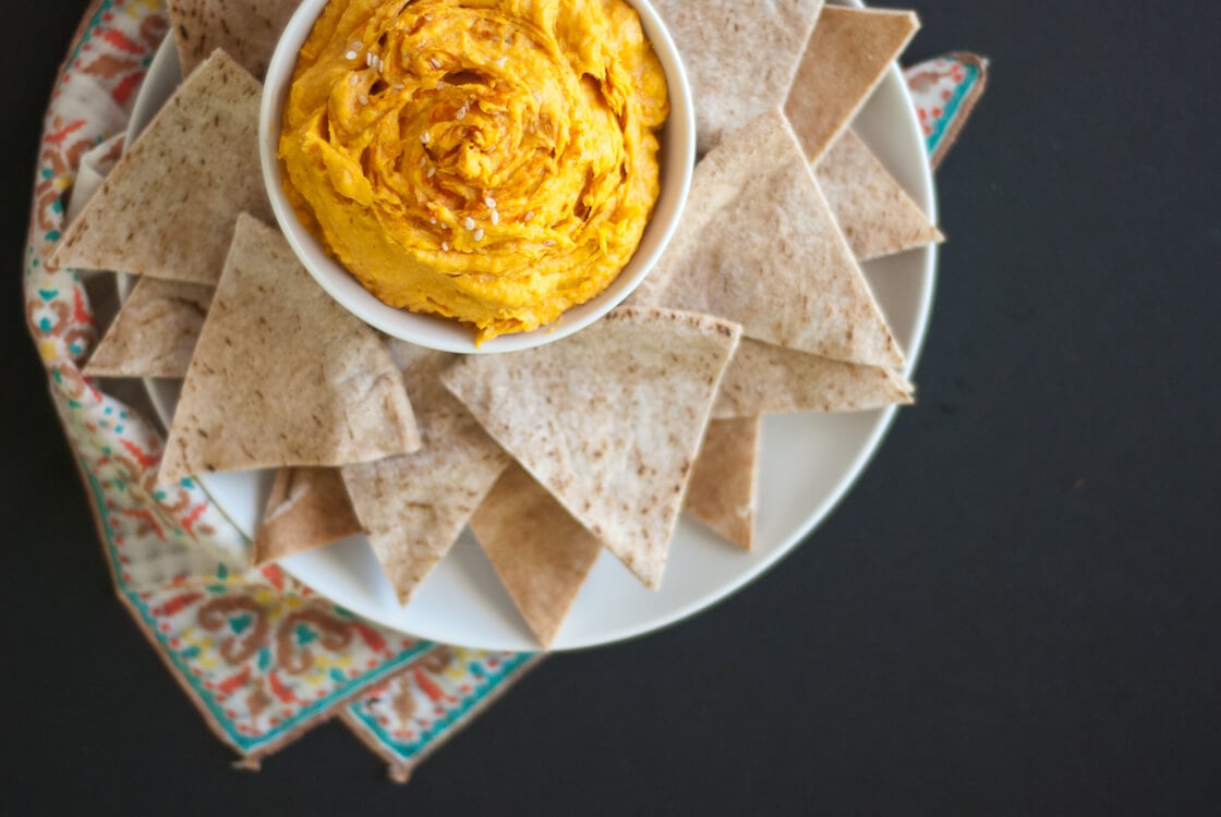 cayenne sweet potato hummus