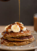 gluten free banana oat pancakes recipe