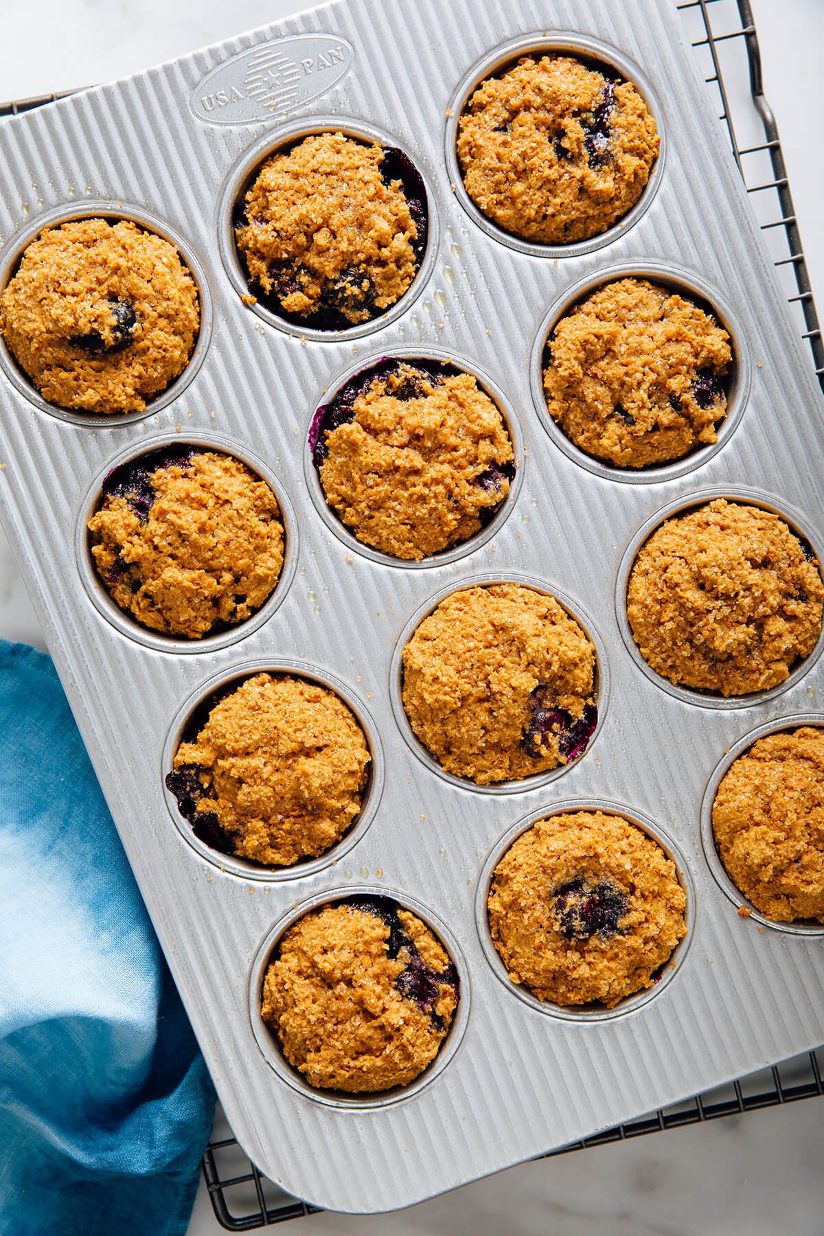 blueberry bran muffins
