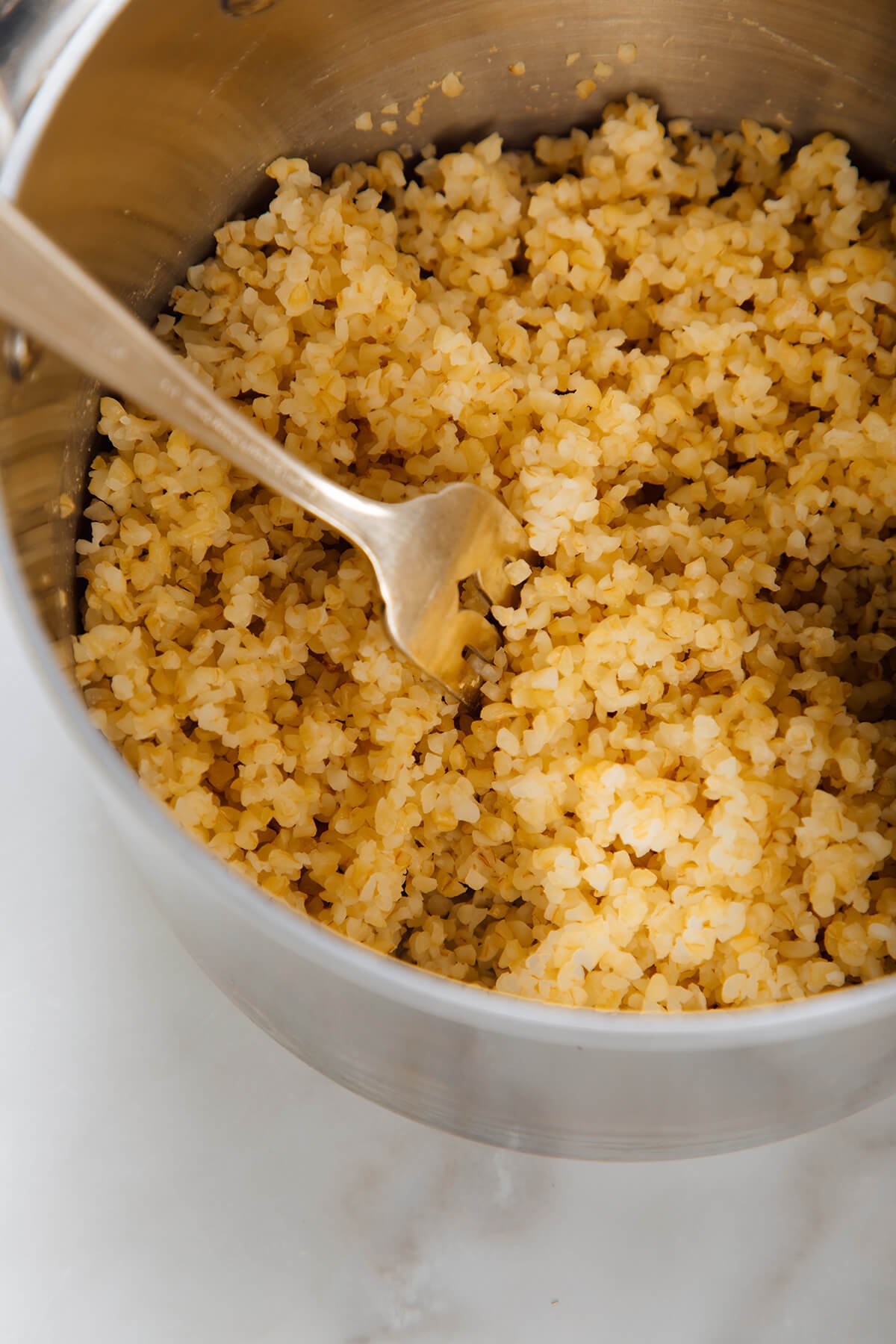 cooked bulgur