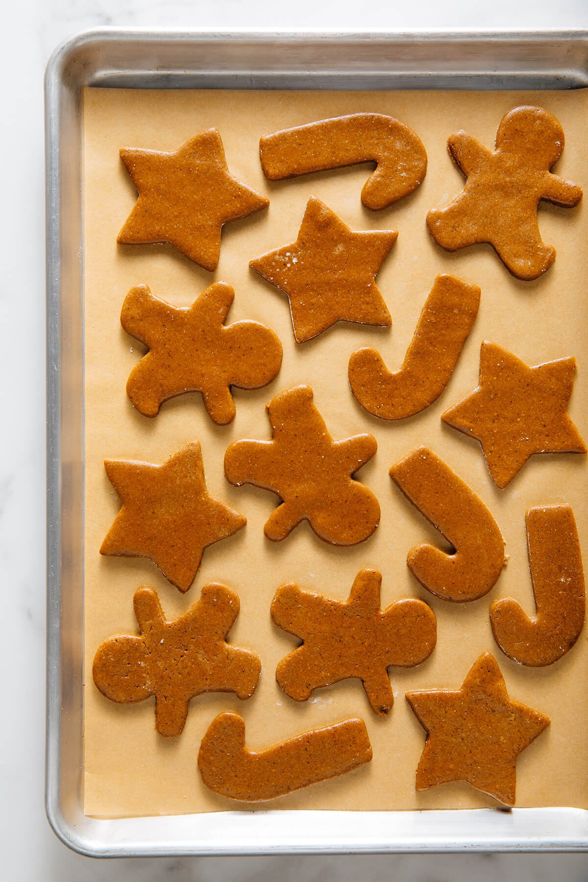 gingerbread cookies before baking