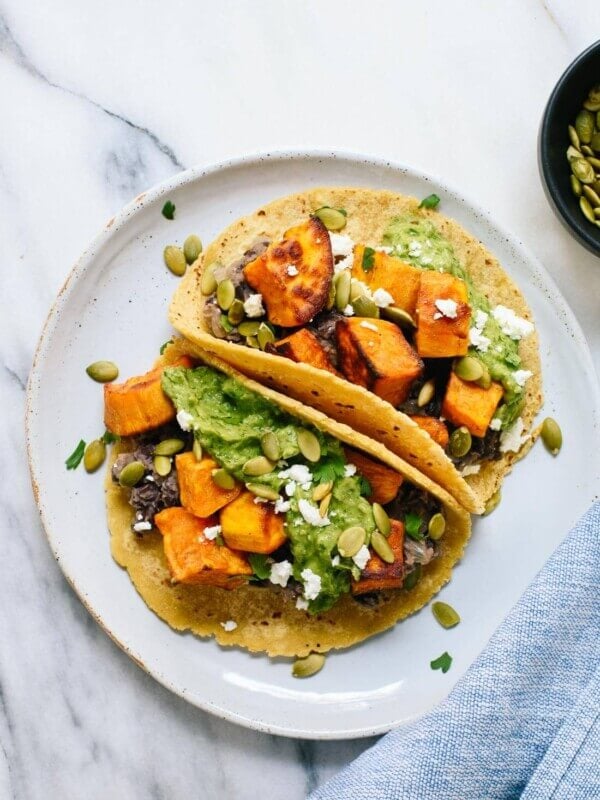 sweet potato black bean tacos