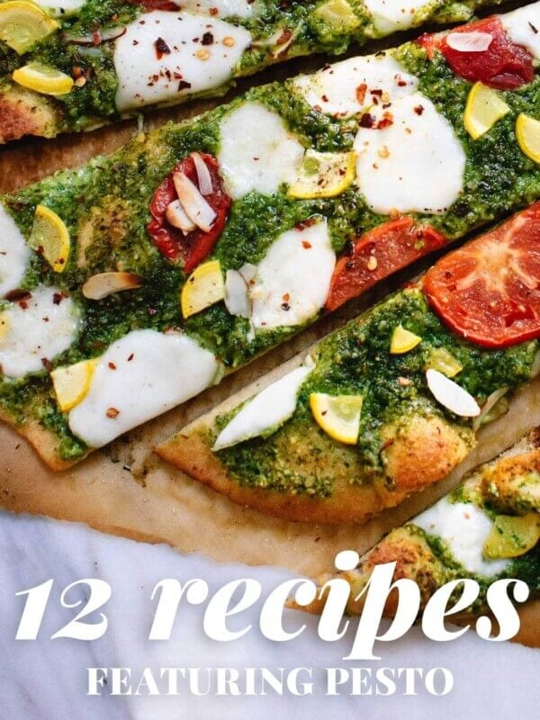 12 delicious recipes featuring PESTO! See them all at cookieandkate.com