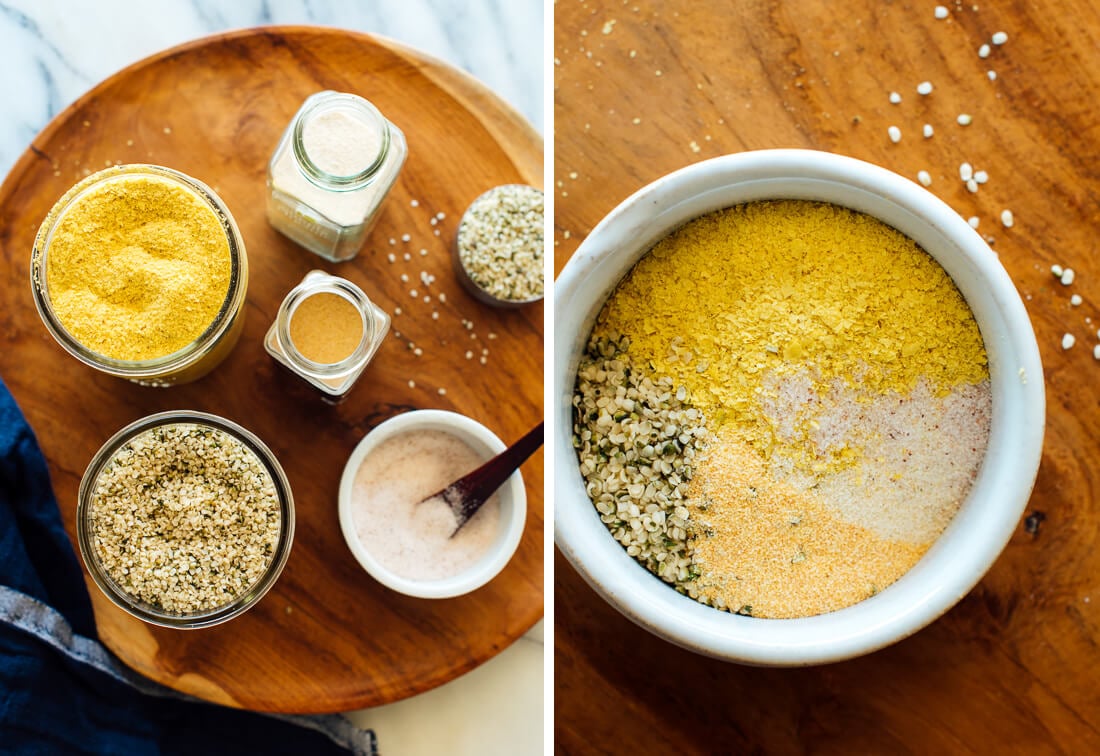 vegan Parmesan ingredients