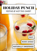 festive holiday punch