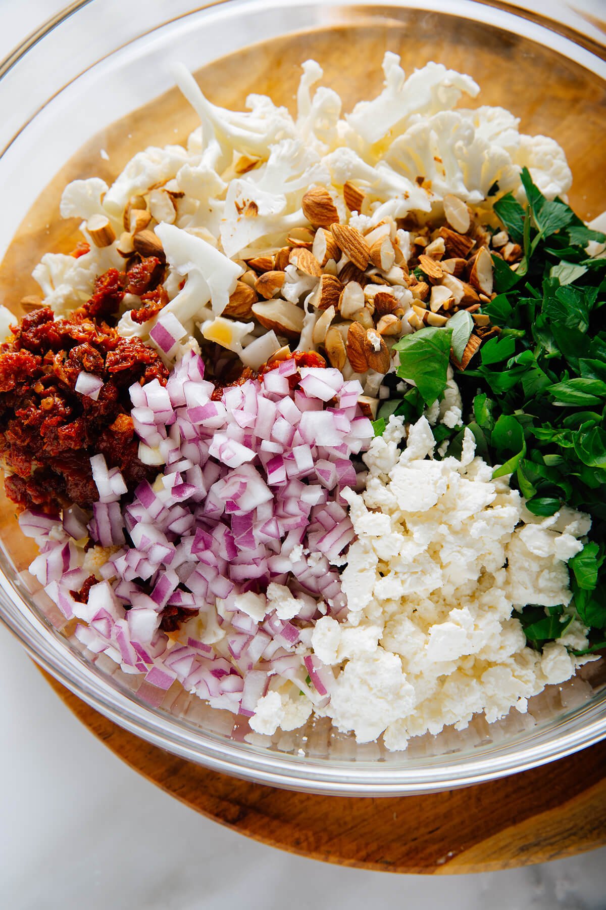 cauliflower salad components