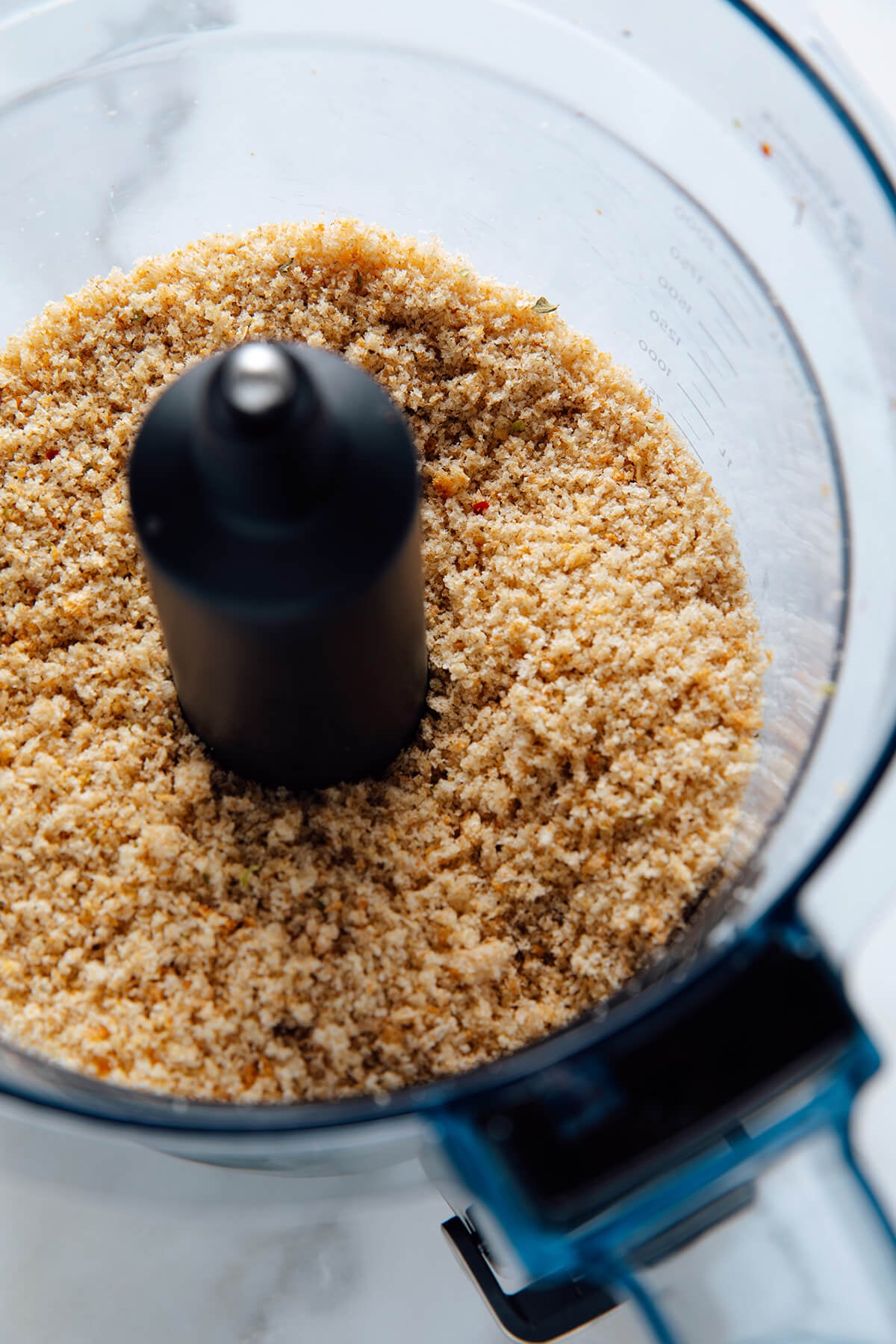 bread crumbs in food processor